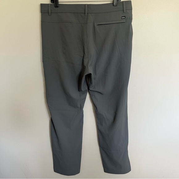 Hurley Men's Hybrid Pant Fit 4 Way Stretch Elastic Waistband Pockets Size 34x32 - Picture 14 of 14